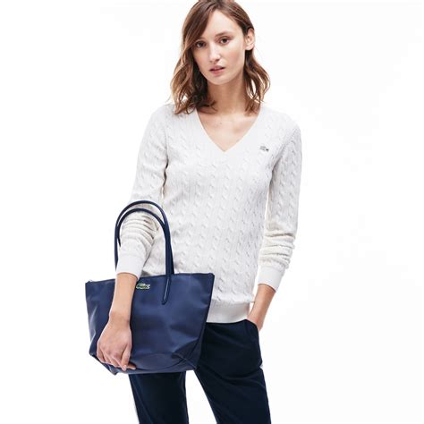 lacoste small tote bag